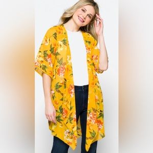 Muatard cover up/sweater